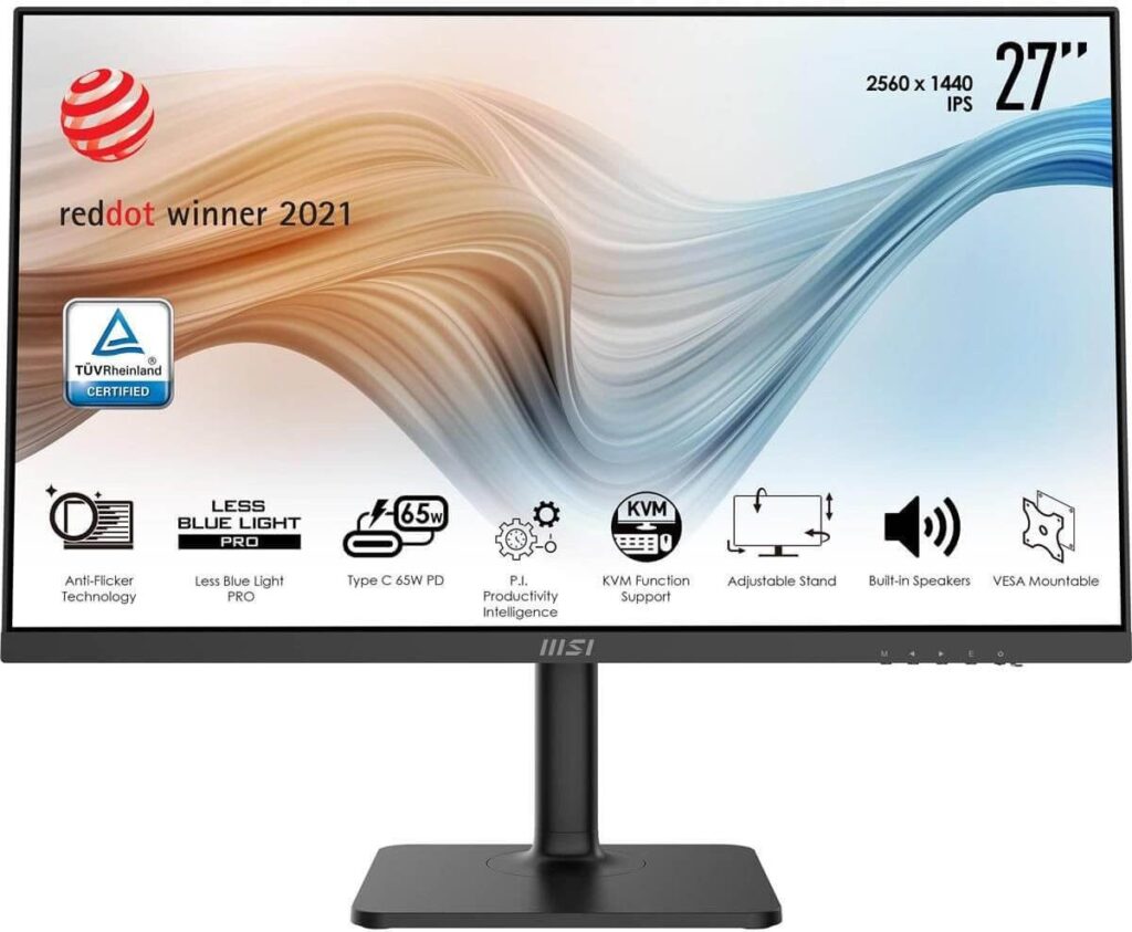 MSI MD272QP MONITOR 27 75HZ QHD
