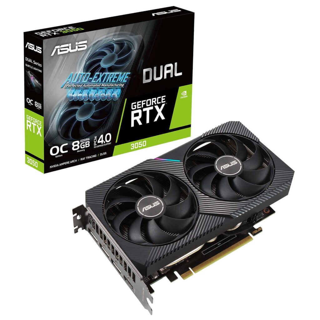 ASUS DUAL GeForce RTX 3050 O8G