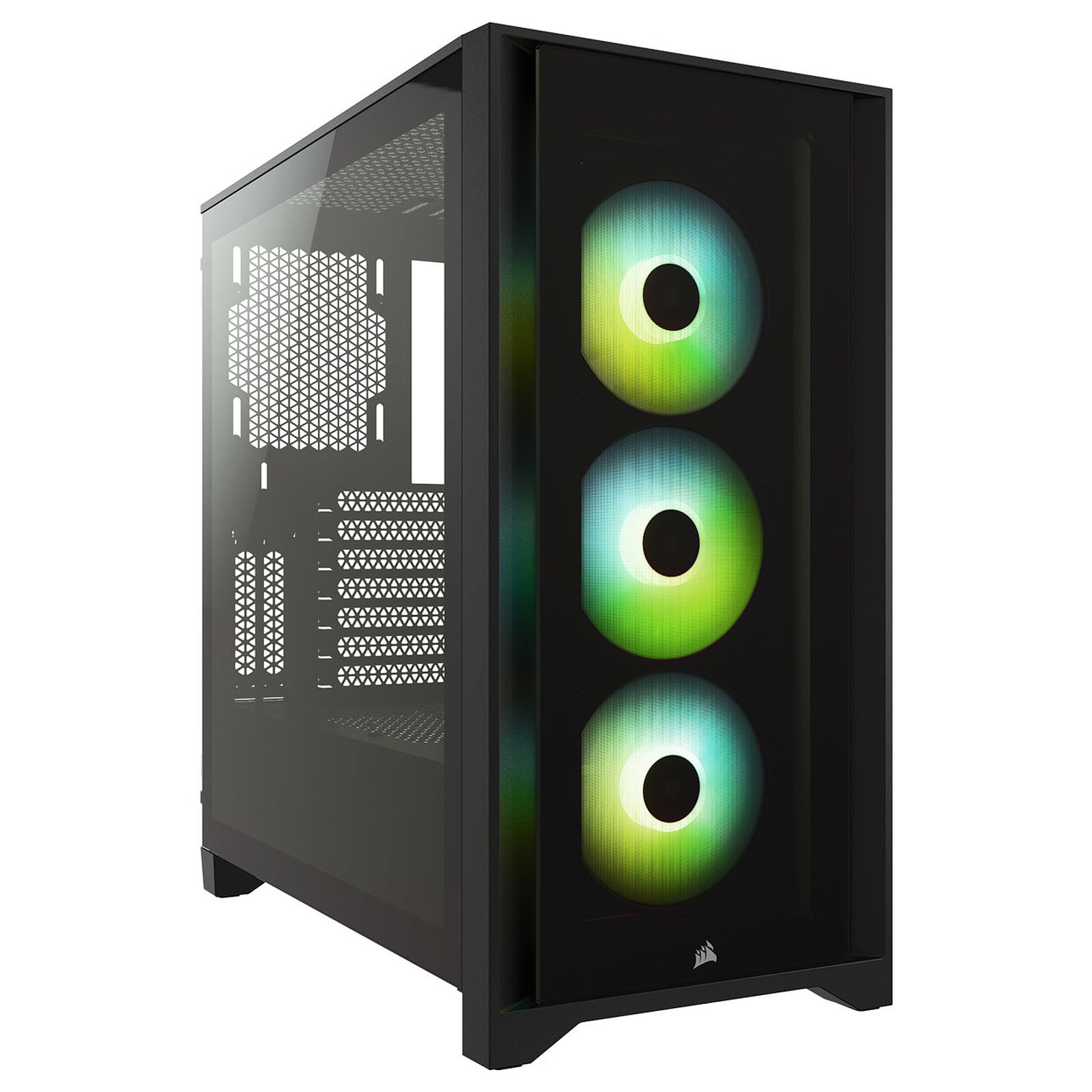 Corsair iCUE 4000X RGB Tempered Glass (Noir) Corsair iCUE 4000X RGB Tempered Glass (Noir)