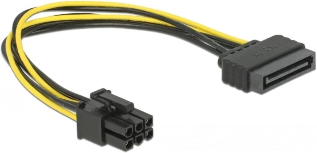 Cable PCI Express SATA 15 6 pins Power Cable