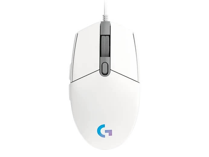 Souris Gaming Logitech G102 LIGHTSYNC Blanc