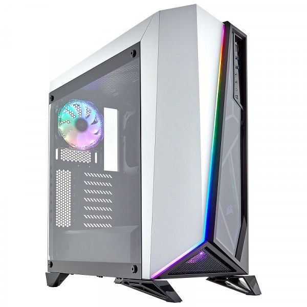 Corsair Carbide SPEC-OMEGA RGB Blanc – Boîtier Moyen-Tour