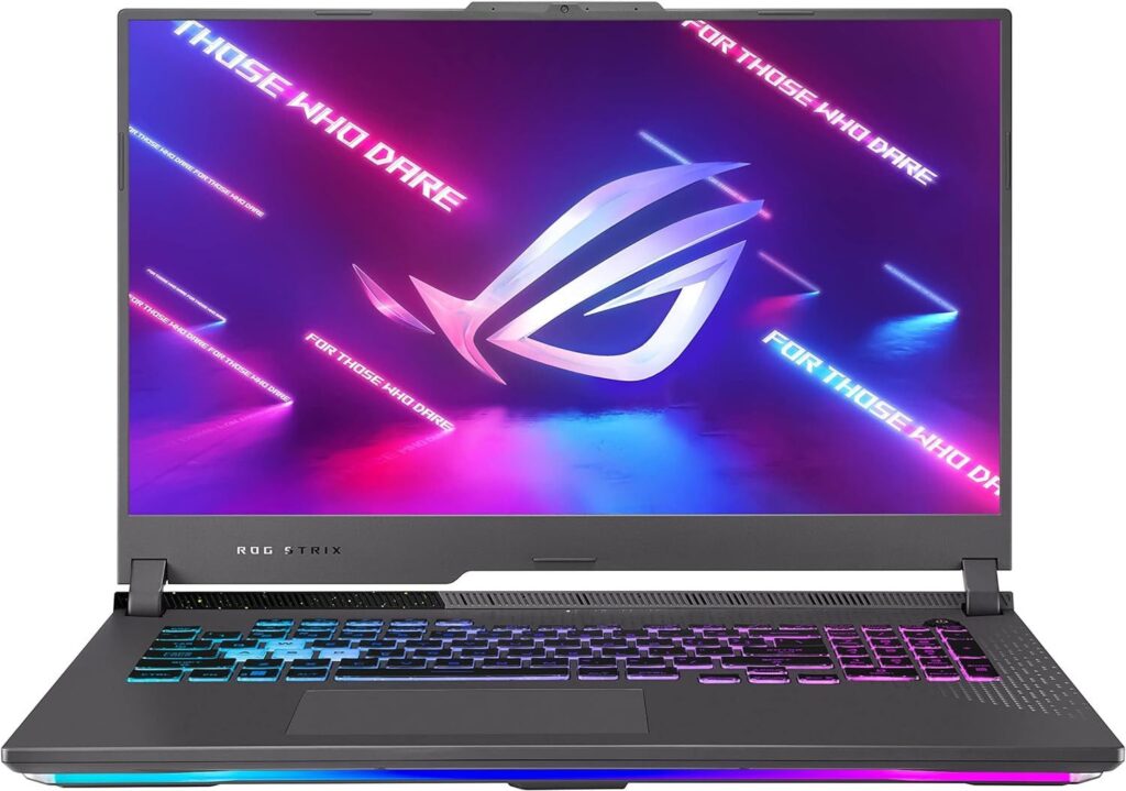 Asus ROG STRIX-G17-G713PV-LL046WPC Portable Gamer 17" WQHD 240Hz Ryzen 9 7945HX RTX 4060 8 GB TGP 140W 32Go RAM DDR5 1To