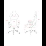 Skillchairs SC5 Phantom – Revêtement PU premium, durable et facile d'entretien.