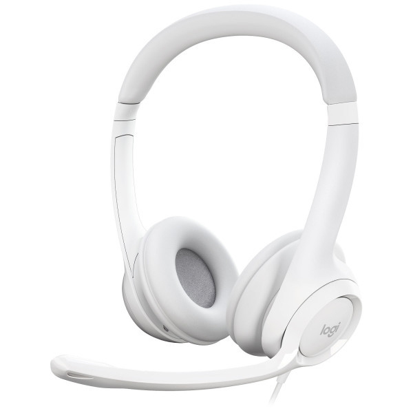 Logitech USB Headset H390 (Blanc) Logitech USB Headset H390 (Blanc)