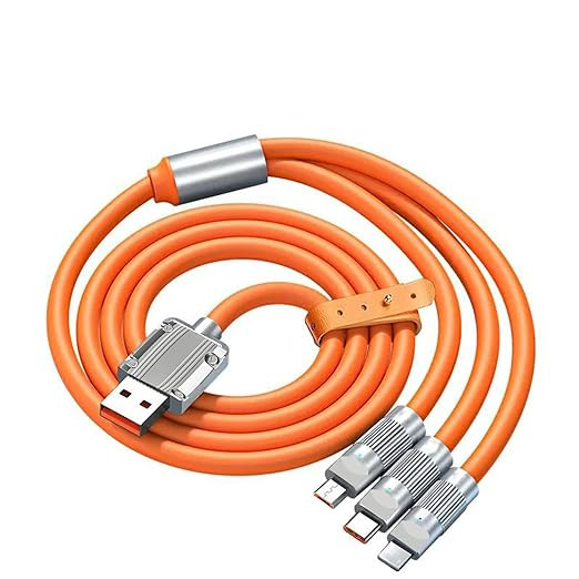 Wuucor Mecha Data Cable 120W 3 in 1 Chubby Charging Cable