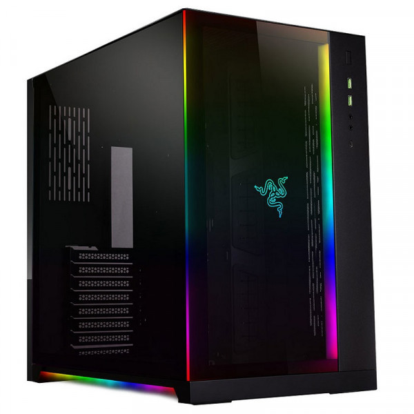 PC Gamer Professionnel Lian Li O11 Dynamic Razer, AMD Ryzen 7 7800X3D, Asus RX 7800XT OC, 32GB RAM, 2TB SSD , MSI MAG A850GL
