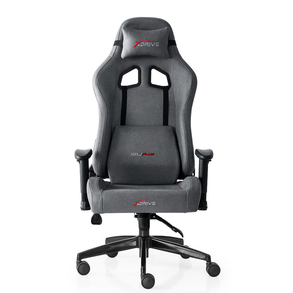 xDrive 15'Li Plus - Chaise Gaming Professionnelle en Tissu Gris - Confort Optimal