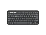 Logitech Pebble Keys 2 K380s Tonal Graphite - Clavier Bluetooth Mince et Écologique