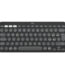 Logitech Pebble Keys 2 K380s Tonal Graphite - Clavier Bluetooth Mince et Écologique