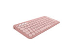 Logitech Pebble Keys 2 K380s Tonal Rose - Clavier Bluetooth Azerty Mince et Écologique