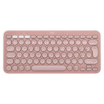 Logitech Pebble Keys 2 K380s Tonal Rose - Clavier Bluetooth Azerty Mince et Écologique