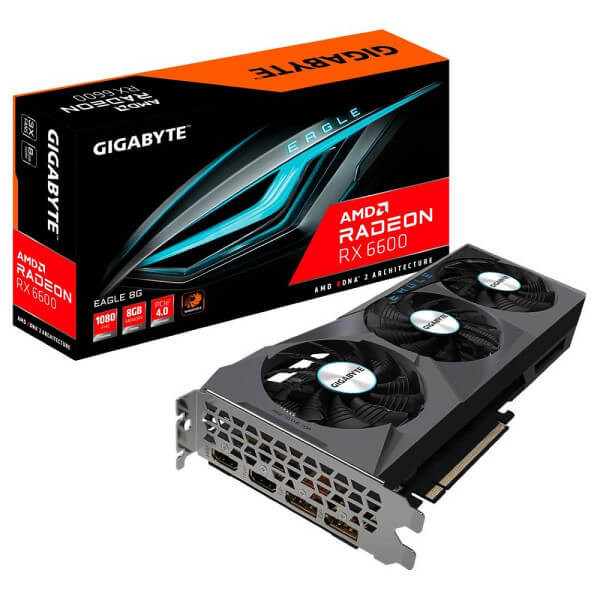 Gigabyte AMD Radeon RX 6600 EAGLE 8GB GDDR6 - Les Meilleures Cartes Graphiques