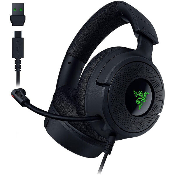 Razer Kraken V4 X - Casque Gamer avec Razer Chroma RGB - 7.1 Surround Sound - USB-C et Type A