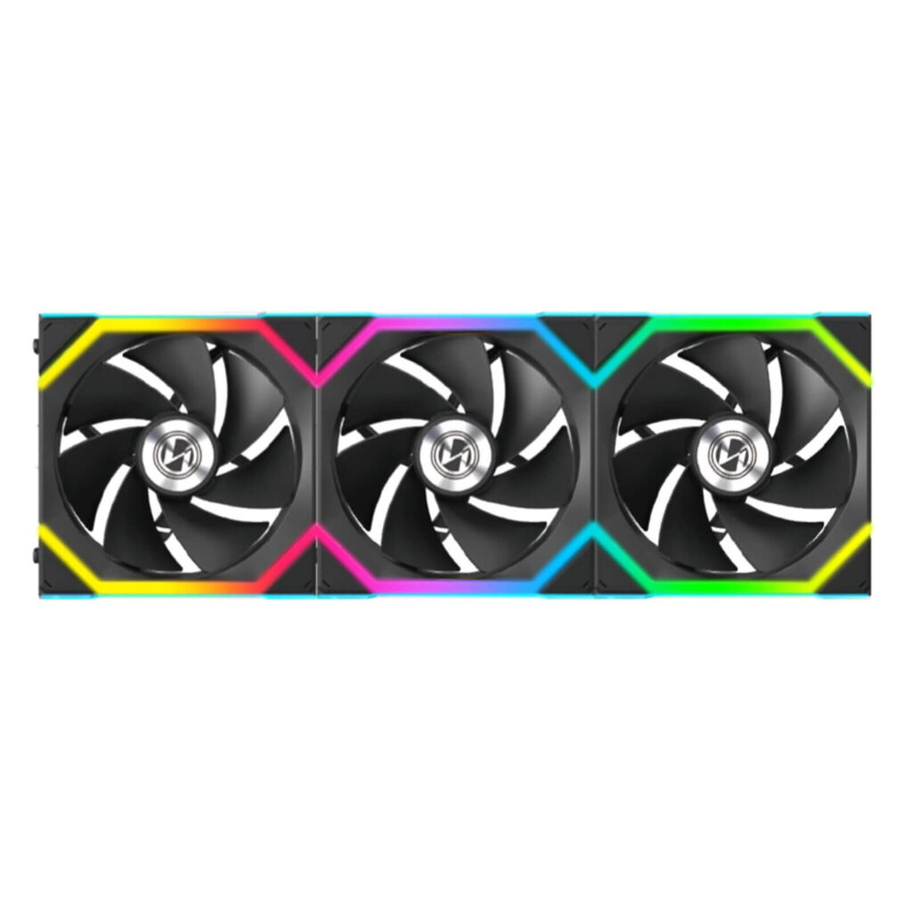 Lian Li Uni Fan SL Wireless LCD 120 Reverse Blade Noir - Pack de 3 - Ventilateurs ARGB