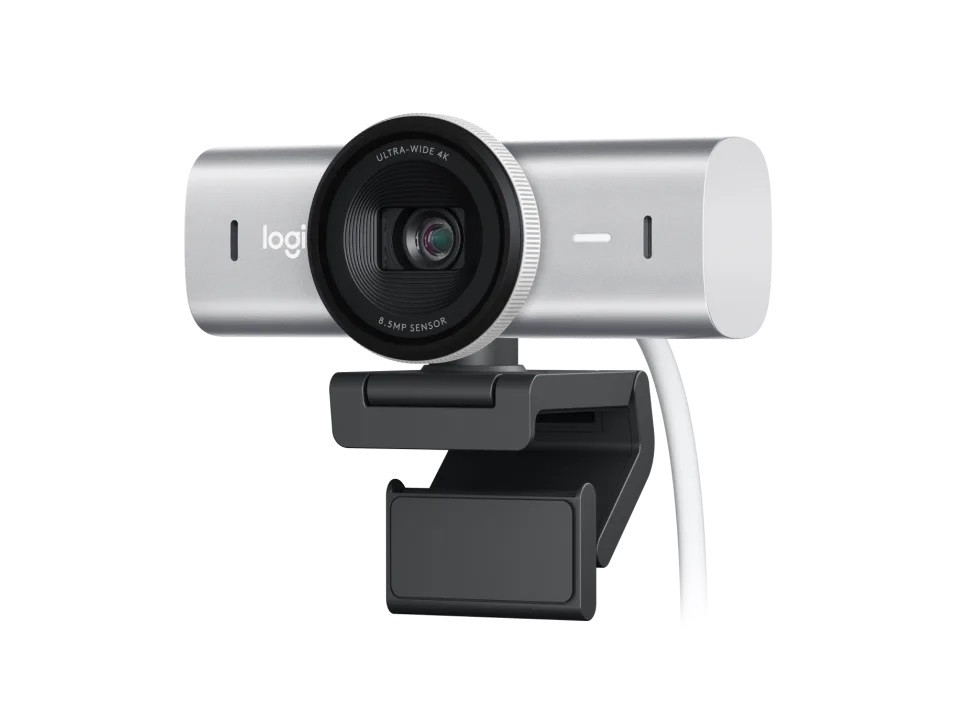 Logitech MX Brio Pale Gray - Webcam 4K Premium