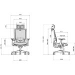 SKILLCHAIRS Ergo Aurora – Chaise Ergonomique Haut de Gamme