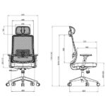 SKILLCHAIRS Ergo Opera - Chaise Ergonomique Design Moderne
