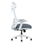 SKILLCHAIRS Ergo Riviera White - Chaise Ergonomique Haut de Gamme au Maroc