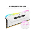 Corsair Vengeance RGB PRO SL 32 Go DDR4 3200 MHz C16 Blanc