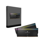 Mémoire RAM CORSAIR DOMINATOR TITANIUM RGB 96 Go (2x48 Go) DDR5 6600 MT/s CL32 - Haute Performance