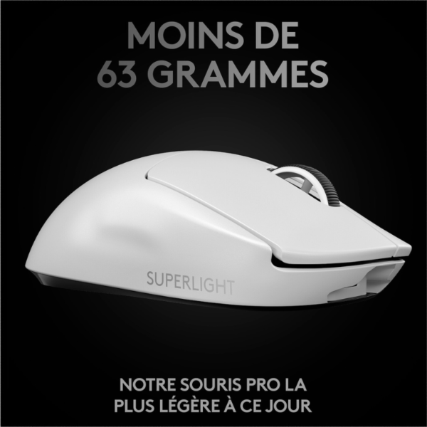 Logitech G Wireless Gaming Pro X Superlight (Blanc) – Image 2