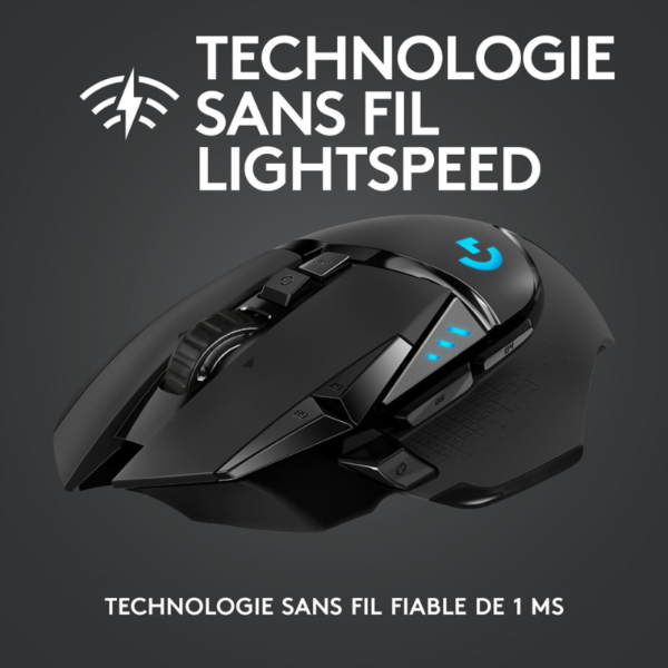 Logitech G502 Lightspeed Souris Gaming Sans Fil HERO 25K – Image 2