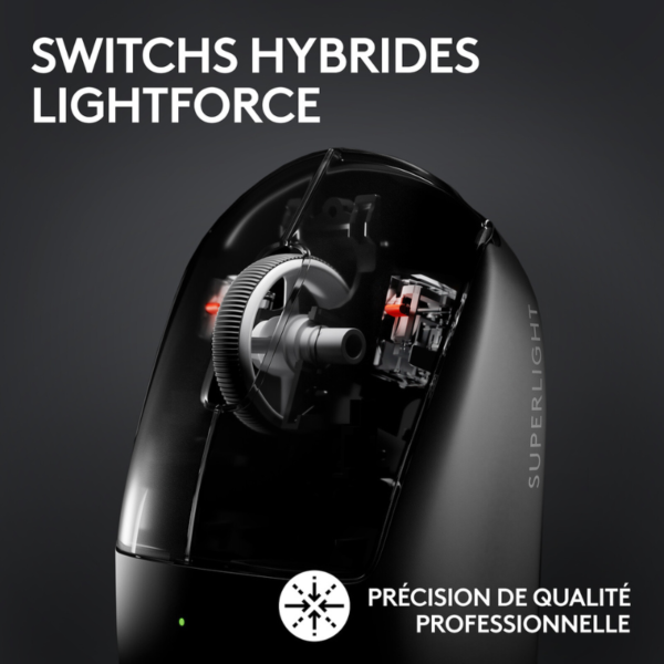 Logitech G Pro X Superlight 2 Lightspeed (Noir) – Image 3