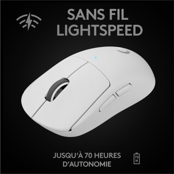 Logitech G Wireless Gaming Pro X Superlight (Blanc) – Image 4
