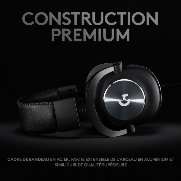 Logitech G Pro X Gaming Headset (Noir) – Image 4