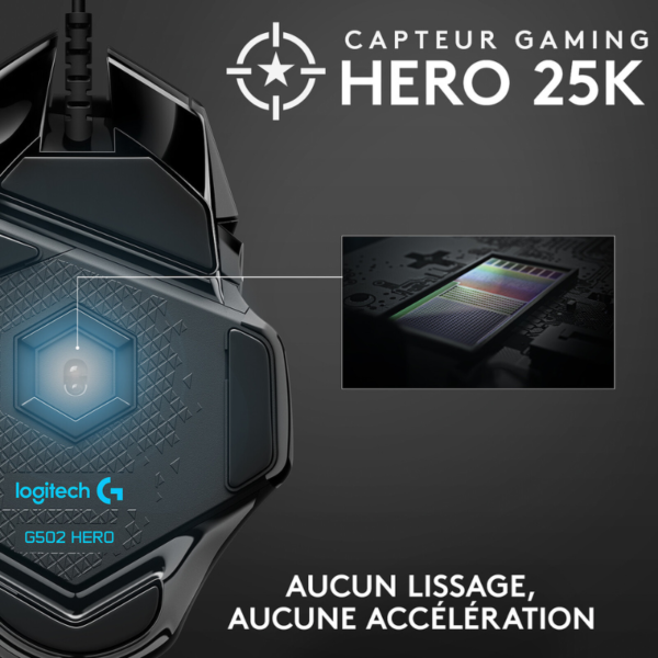 Logitech G G502 Hero (25 600 DPI) – Image 5