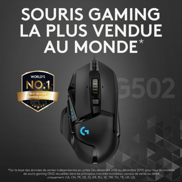Logitech G G502 Hero (25 600 DPI) – Image 2