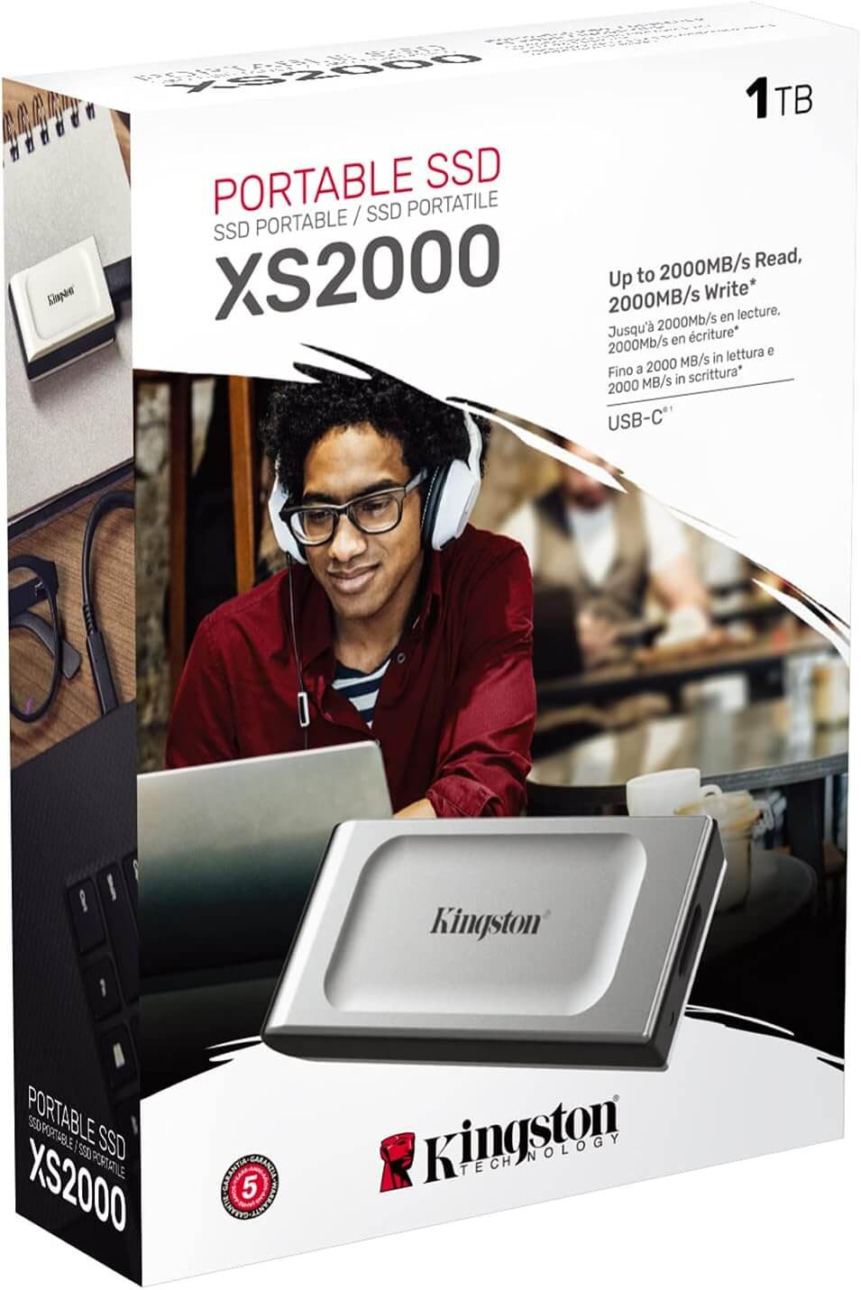 Kingston XS2000 1TB SSD Externe – Ultra Rapide & Résistant Kingston XS2000 1TB SSD Externe – Ultra Rapide & Résistant