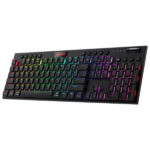 Redragon K618 PRO Wireless Red Switch - Clavier Gaming Ultra-Slim - RGB