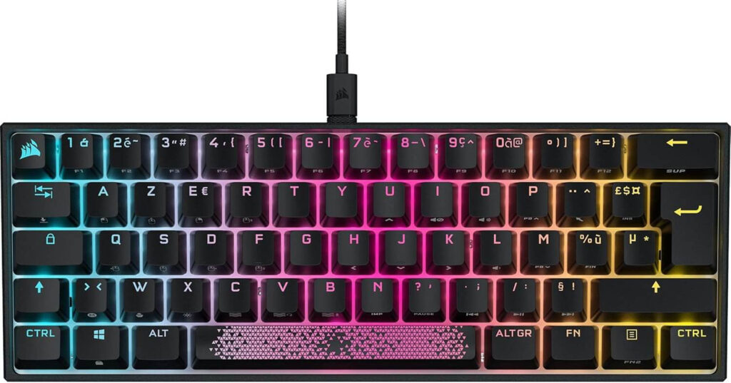 Clavier Gaming Mécanique Corsair K65 RGB MINI 60% - Switchs CHERRY MX Red