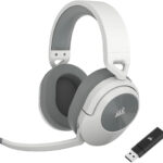 Corsair HS55 Wireless - Casque Gaming Blanc avec Son Surround Dolby Audio 7.1