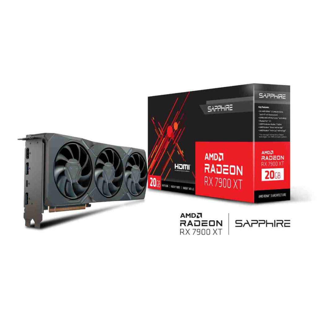 Sapphire AMD Radeon RX 7900 XT 20GB - Carte Graphique Puissante