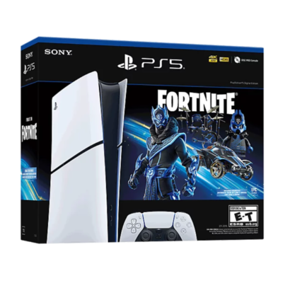 Sony PlayStation 5 Slim Digital Edition Fortnite Cobalt Star Bundle