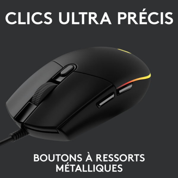 Logitech G G203 LightSync (Noir) – Image 2