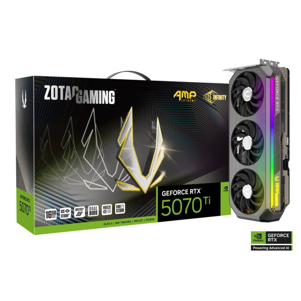 ZOTAC GAMING GeForce RTX 5070 Ti AMP EXTREME INFINITY 16GB GDDR7