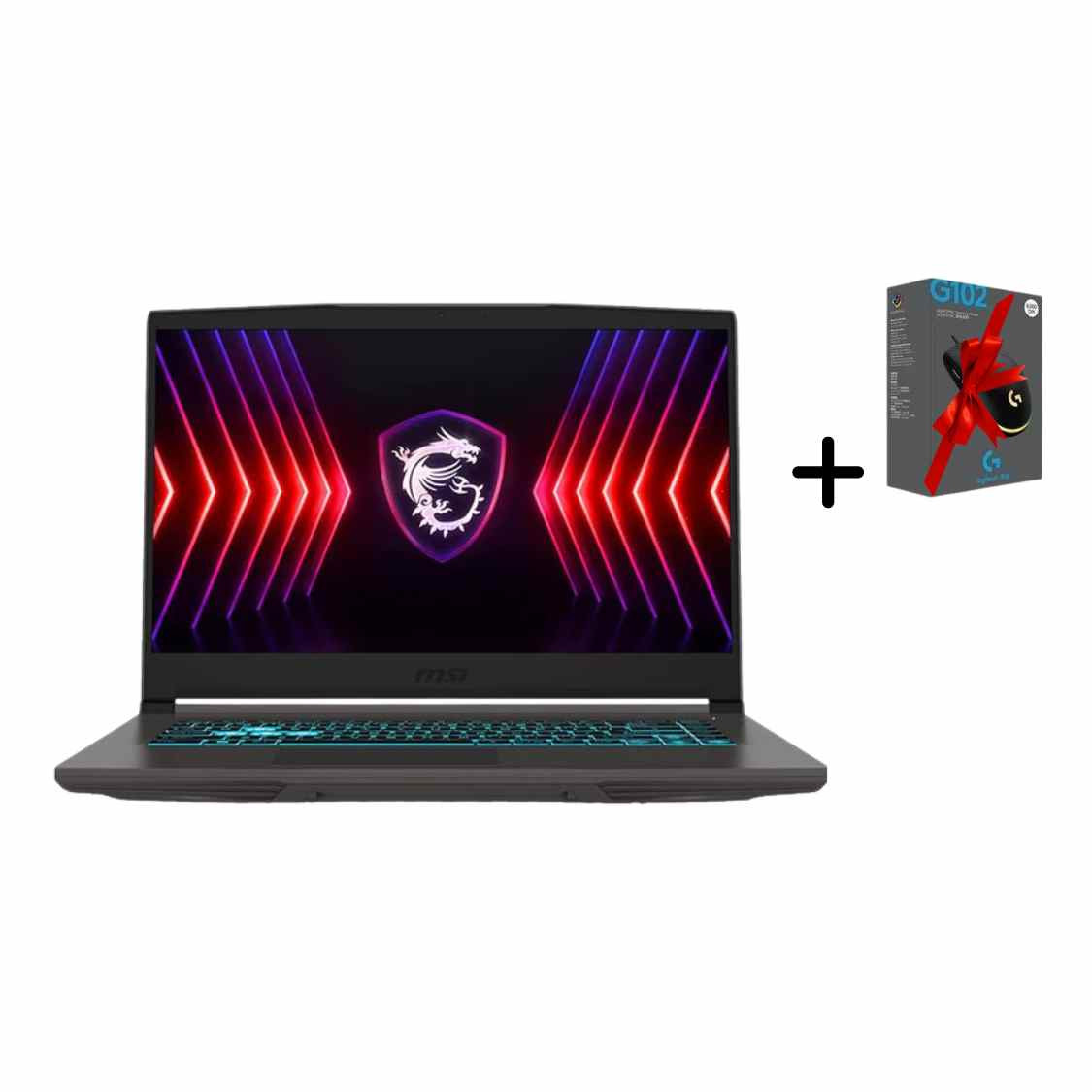 MSI THIN 15 B13VE-2659MA avec souris logitech g102 noir MSI THIN 15 B13VE-2659MA avec souris logitech g102 noir