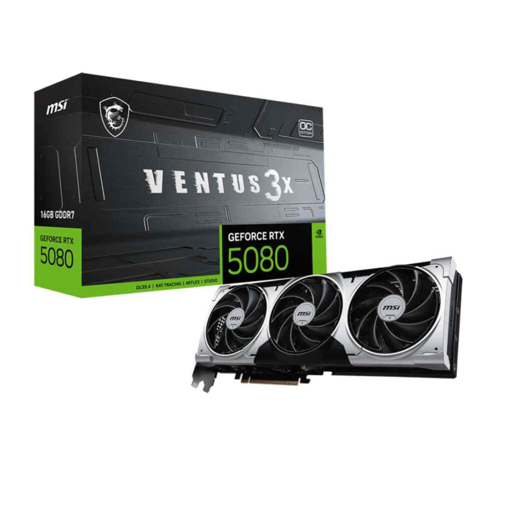 MSI GeForce RTX 5080 16G VENTUS 3X OC PLUS