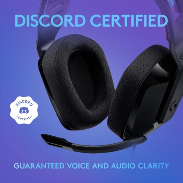Logitech G335 Casque Gamer (Noir) – Image 5