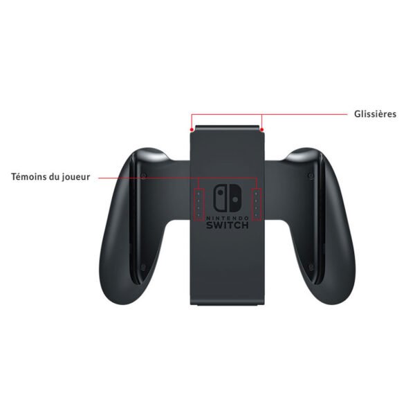 Nintendo Switch v2 + Joy-Con droit (rouge) et gauche (bleu) – Image 2