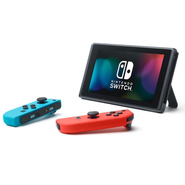 Nintendo Switch v2 + Joy-Con droit (rouge) et gauche (bleu) – Image 5