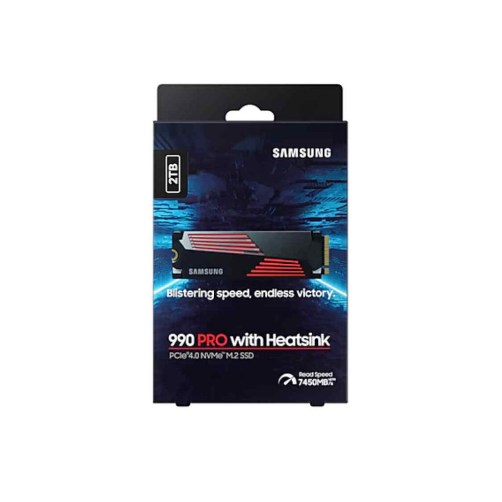 Samsung 990 PRO Heatsink PCIe 4.0 NVMe™ M.2 SSD 2TB