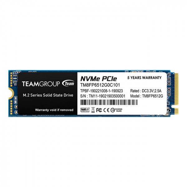 TeamGroup MP33 M.2 NVMe PCIe 256GB SSD