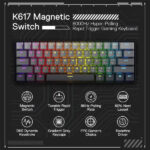 Redragon K617 FIZZ 60% Rapid Trigger Magnétique