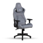 Vue latérale de la Skillchairs SC5 Vilen Gray – Dossier inclinable 155° et design moderne.