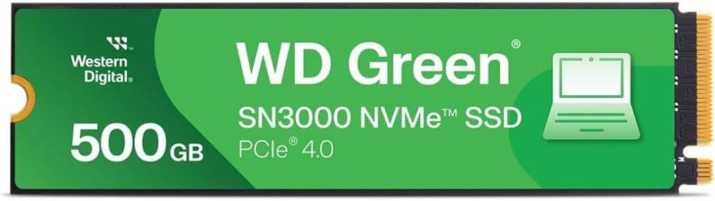 WD Green SN3000 500GB NVMe SSD